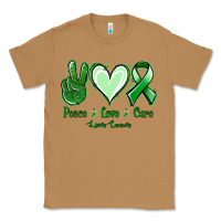 Toasted Coconut Peace Love Cure Liver Cancer Classic Tee - Jasminsmagicworld