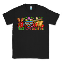 Black Peace love cinco de mayo Classic Tee - FaDigitalArtStudio