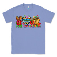 Colony Blue Peace love cinco de mayo Classic Tee - FaDigitalArtStudio
