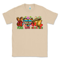 Mushroom Peace love cinco de mayo Classic Tee - FaDigitalArtStudio
