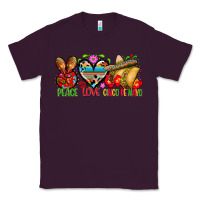 Plum Peace love cinco de mayo Classic Tee - FaDigitalArtStudio