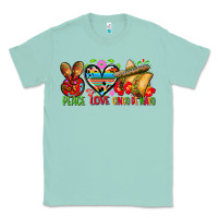 Seafoam Peace love cinco de mayo Classic Tee - FaDigitalArtStudio