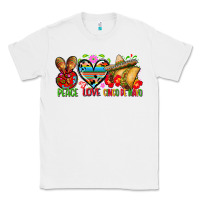 White Peace love cinco de mayo Classic Tee - FaDigitalArtStudio