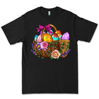 Black Easter Eggs Hamper Premium Tee - BundleAndBundleShop