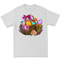 Dove Grey Easter Eggs Hamper Premium Tee - BundleAndBundleShop