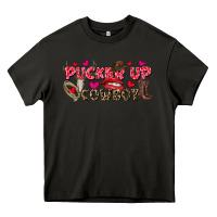 Asphalt Pucker Up Cowboy Valentine's Day Heavy Core Tee - FaDigitalArtStudio