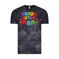 Cloud Black LIL Autism Mom Vintage Tee - CowhideDigitalArt