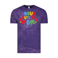 Cloud Purple LIL Autism Mom Vintage Tee - CowhideDigitalArt