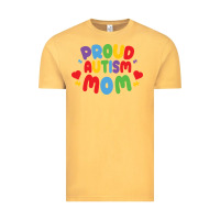 Vintage Mustard LIL Autism Mom Vintage Tee - CowhideDigitalArt