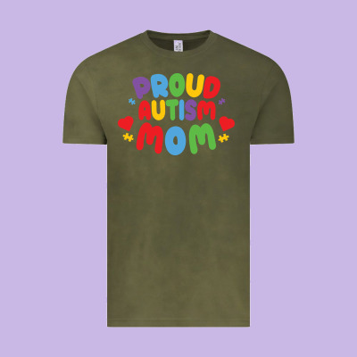 Lil Autism Mom Vintage Tee Designed By Cowhidedigitalart
