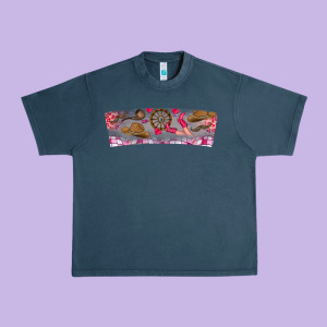 Howdy Valentine Urban Heavy Tee Designed By Cowhidedigitalart