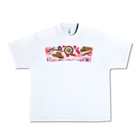 White Howdy Valentine Urban Heavy Tee - CowhideDigitalArt