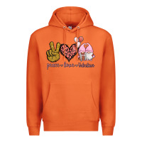 Carrot Peace Love Valentines Gnomes Premium Hoodie - Jasminsmagicworld