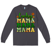 Smoke lucky mama mama mama  St. Patrick's Long Sleeve Tee - LillyAllenDesigns