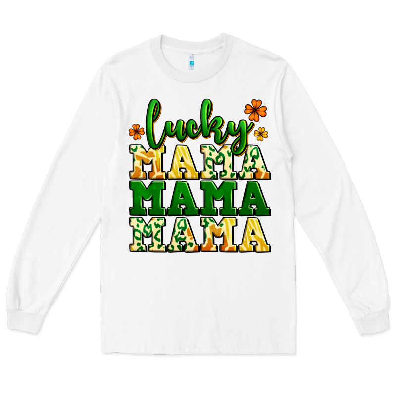 Lucky Mama Mama Mama  St. Patrick's Long Sleeve Tee by LillyAllenDesigns | Teevron