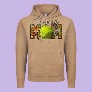 Tennis Mom Vintage Hoodie Designed By Racoondesign