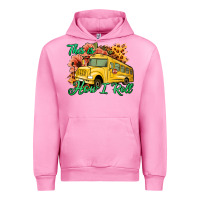 Fuchsia Pink This is How I Roll Woman Bus Driver Urban Hoodie - Jasminsmagicworld