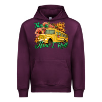 Mauve Wine This is How I Roll Woman Bus Driver Urban Hoodie - Jasminsmagicworld