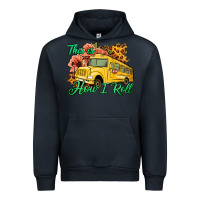 Navy This is How I Roll Woman Bus Driver Urban Hoodie - Jasminsmagicworld