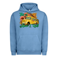 Pigment Pebble Blue This is How I Roll Woman Bus Driver Urban Hoodie - Jasminsmagicworld