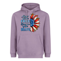 Lavender patriotic sunflower no background Heavyweight Hoodie - Jasminsmagicworld