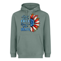 Sage patriotic sunflower no background Heavyweight Hoodie - Jasminsmagicworld