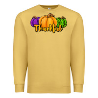 Antique Gold halloween pumpkins thankful Premium Sweatshirt - Jasminsmagicworld