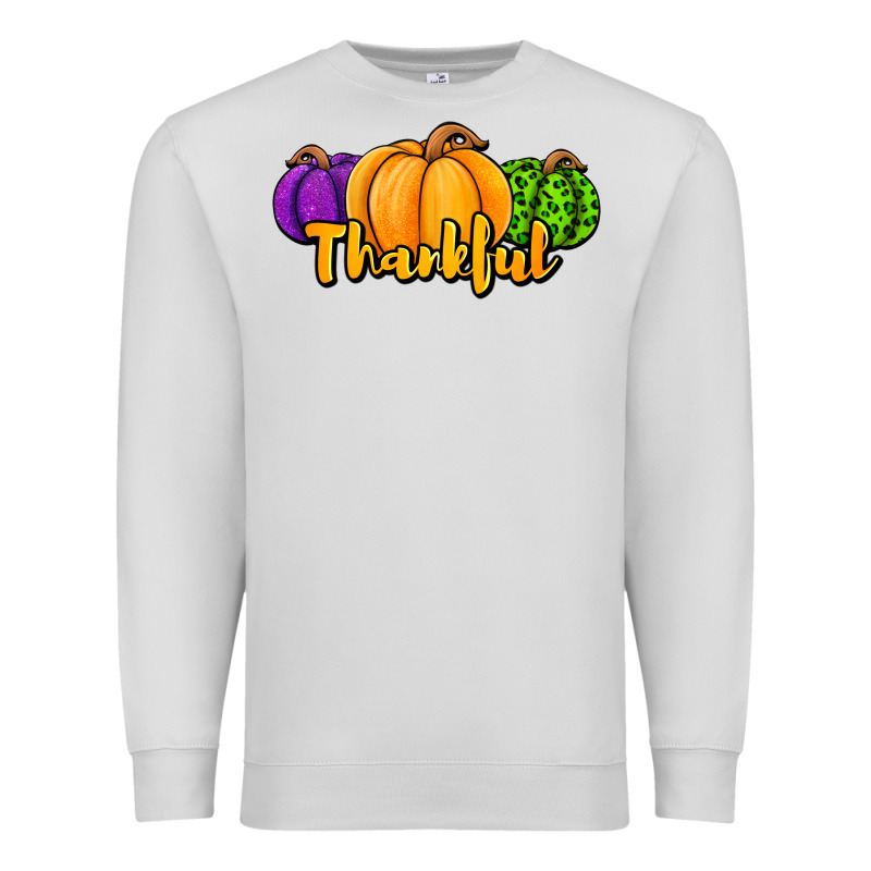 Halloween Pumpkins Thankful Premium Sweatshirt by Jasminsmagicworld | Teevron