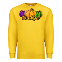 Lemon halloween pumpkins thankful Premium Sweatshirt - Jasminsmagicworld