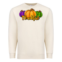 Sandshell halloween pumpkins thankful Premium Sweatshirt - Jasminsmagicworld