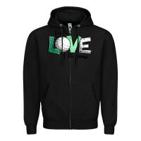 Black for the love of the game golf Zipper Hoodie - Jasminsmagicworld