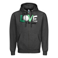 Charcoal Heather for the love of the game golf Zipper Hoodie - Jasminsmagicworld