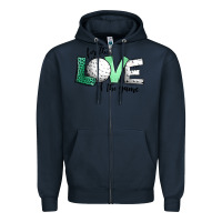 Navy for the love of the game golf Zipper Hoodie - Jasminsmagicworld