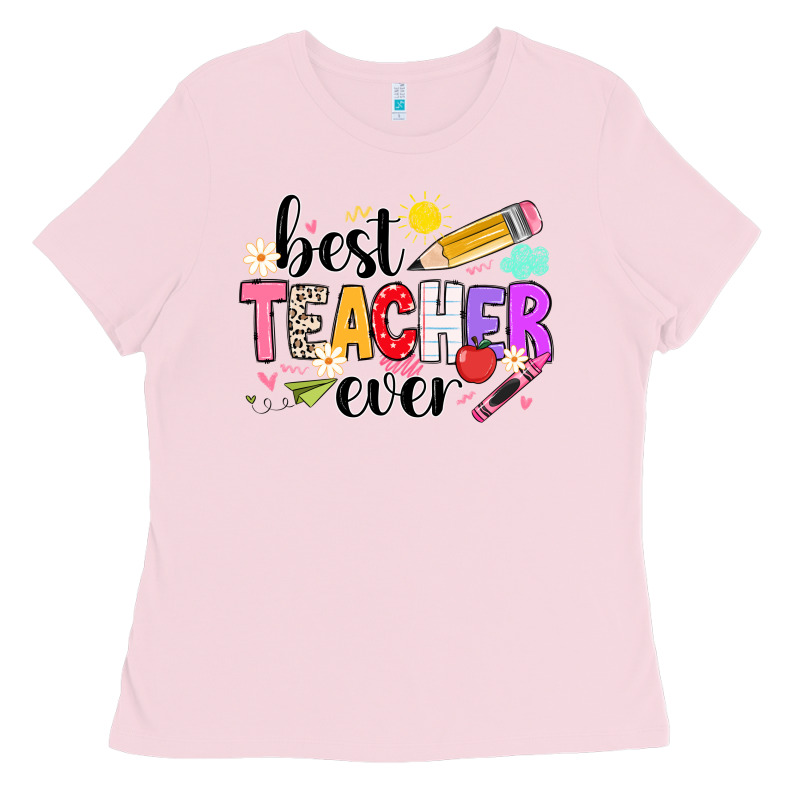 Ibest Teacher Ever Ladies Tee by CowhideDigitalArt | Teevron