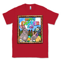 Red Happy Easter Day Classic Tee - OliviaCreatesArt