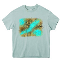 Arona Turquoise Leopard Background Heavy Core Tee - Jasminsmagicworld