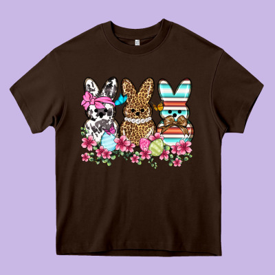 Western Easter Peeps Heavy Core Tee Designed By Oliviacreatesart