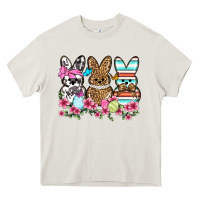 Cream Western Easter peeps Heavy Core Tee - OliviaCreatesArt