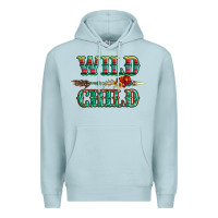 Blue Mist wild chıld serape sunflower and gemstone with arrow Premium Hoodie - Artiststas