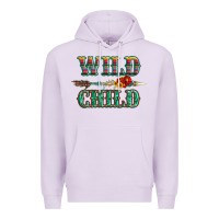 Lilac wild chıld serape sunflower and gemstone with arrow Premium Hoodie - Artiststas