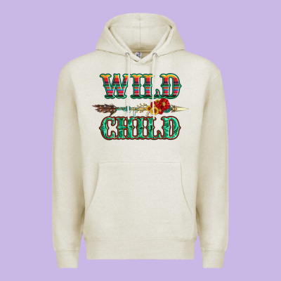 Wild Chıld Serape Sunflower And Gemstone With Arrow Premium Hoodie Designed By Artiststas