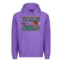 Purple wild chıld serape sunflower and gemstone with arrow Premium Hoodie - Artiststas