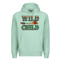 Seafoam wild chıld serape sunflower and gemstone with arrow Premium Hoodie - Artiststas