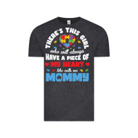 Vintage Black lil autism mom Vintage Tee - CowhideDigitalArt