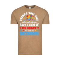 Vintage Coffee lil autism mom Vintage Tee - CowhideDigitalArt