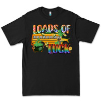 Black Loads of luck with school bus St. Patrick's Day Premium Tee - FaDigitalArtStudio