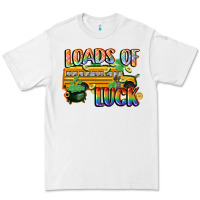 White Loads of luck with school bus St. Patrick's Day Premium Tee - FaDigitalArtStudio