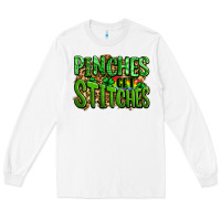White pinches get stitches st patricks Long Sleeve Tee - LillyAllenDesigns