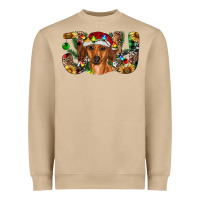 Mushroom dachshund christmas joy Heavyweight Sweatshirt - RanaPortraitStore