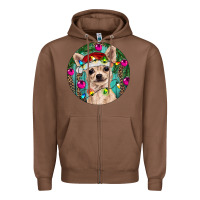 Chestnut Christmas Chihuahua Zipper Hoodie - RanaPortraitStore